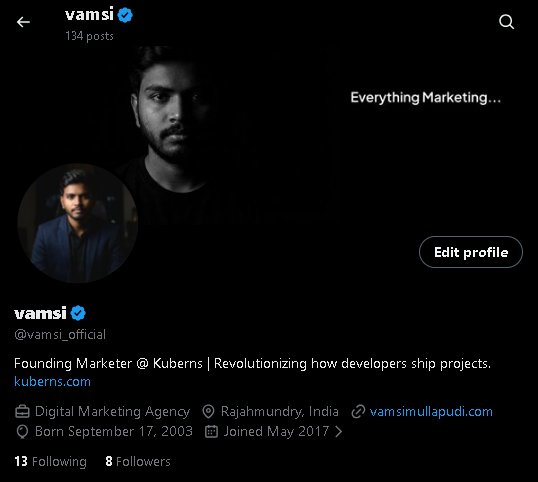 X profile